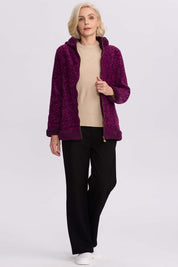 Polar Mujer Estampado Morado