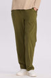 Pantalón Buzo Mujer Detalle Strass Verde