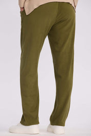 Pantalón Buzo Mujer Detalle Strass Verde
