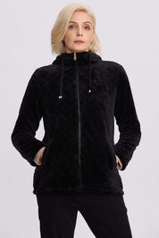 Polar Mujer Detalle Rombo Negro