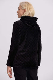 Polar Mujer Detalle Rombo Negro