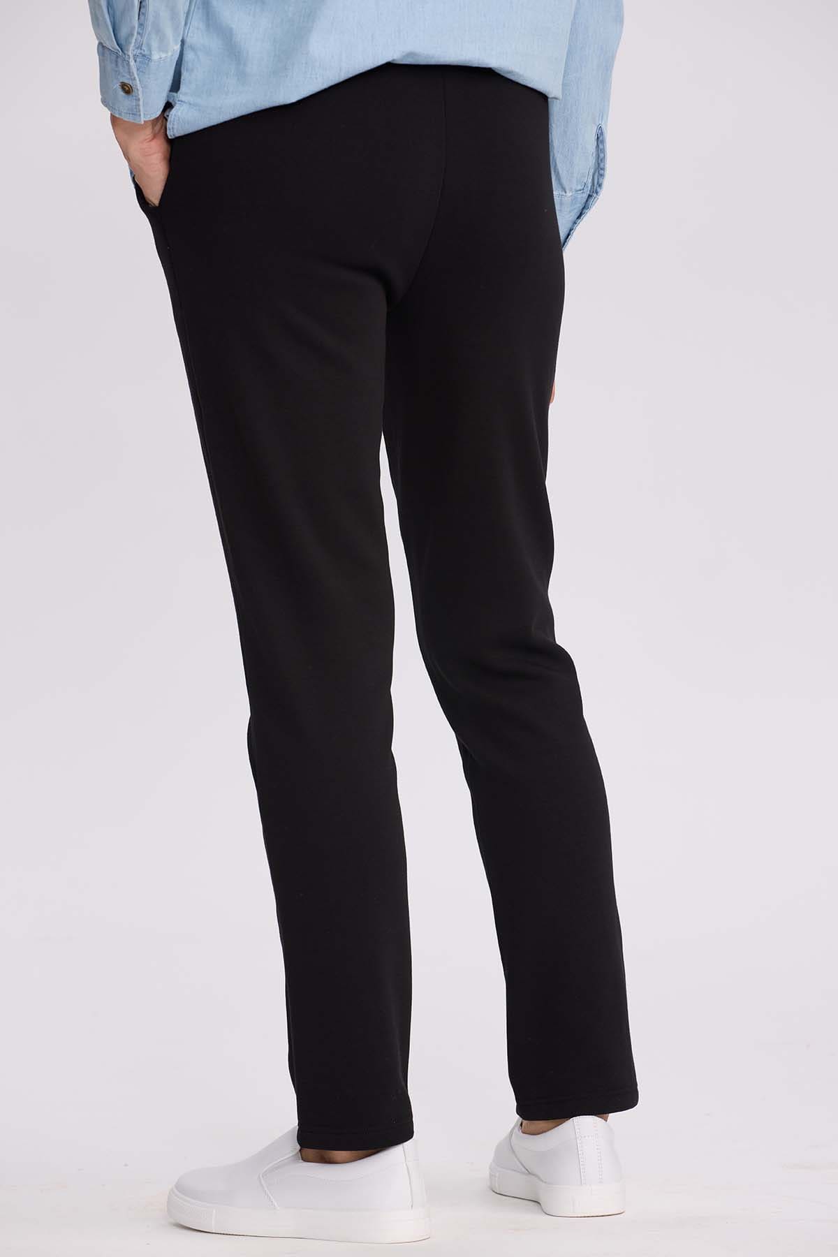 Calza Mujer Forrada Negro