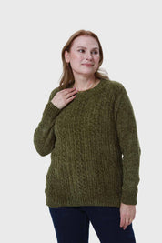 Sweater Mujer Tejido Verde