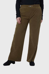 Pantalón Mujer Recto Verde