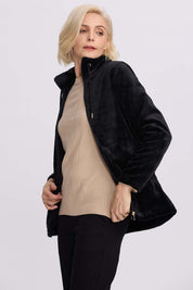 Polar Mujer Con Bilsillo Negro