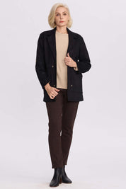 Chaqueta Mujer Recogido Negro