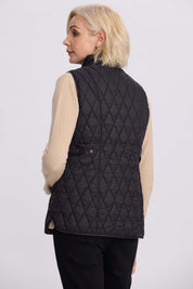 Parka Mujer Bolsillo Parche Negro