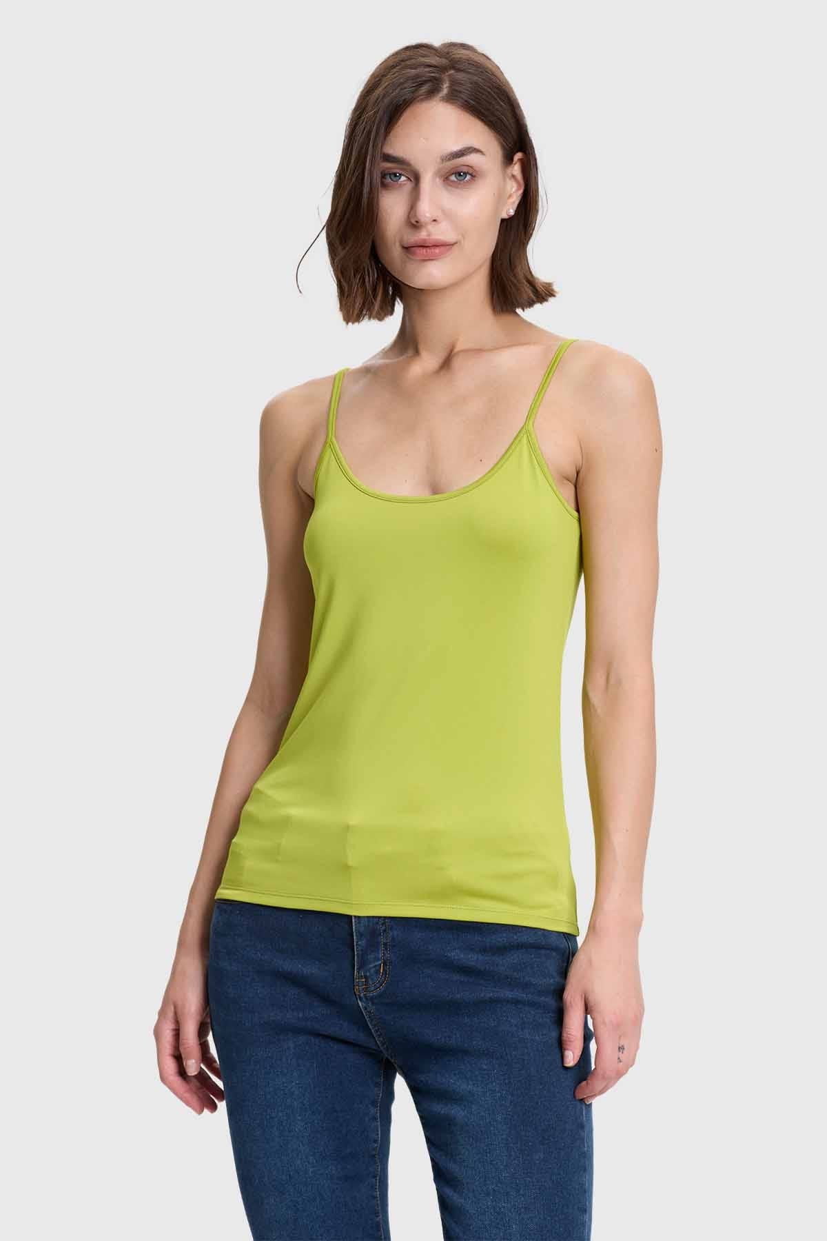 Polera Mujer Peto Pabilo Verde