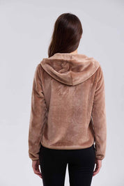 Polar Mujer Peludo Y Bolsillo Arena