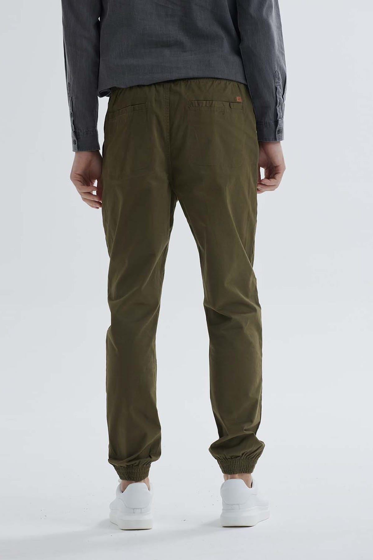 Pantalón Hombre Jogger Twill Verde