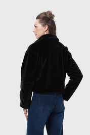 Polar Mujer Tipo Chaqueta Negro