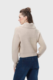 Sweater Mujer Bardot Beige