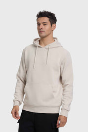 Polerón Hombre Hoodie Básico Beige