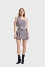 Blusa Mujer Gillette Asimétrico Gris