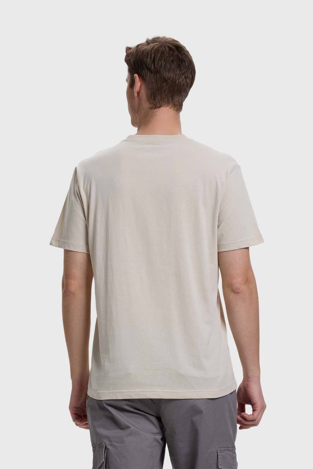 Polera Hombre Casual Básica Beige