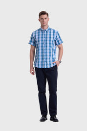 CAMISA HOMBRE RAPPORT VERDE PETROLEO