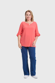 Blusa Mujer Vuelo Rojo