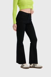 Jeans Mujer Flare Monse Negro
