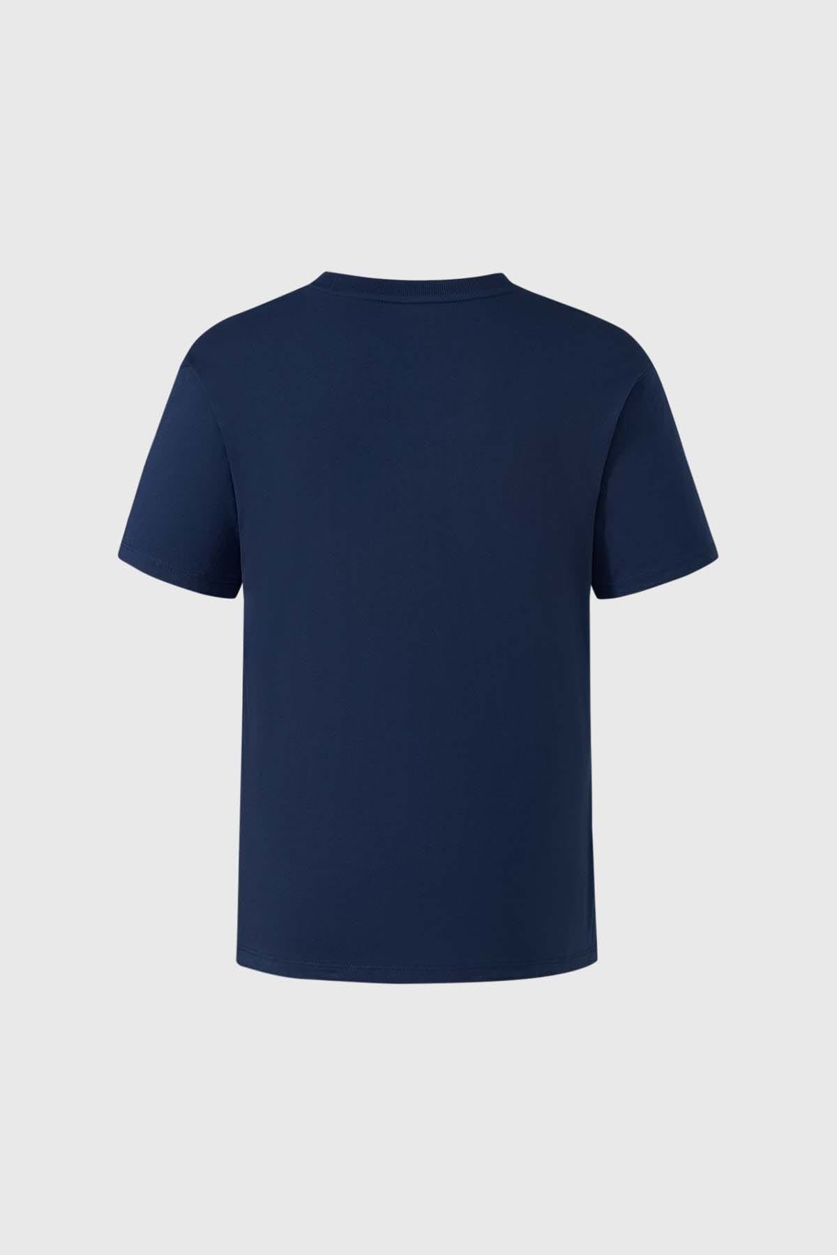 Polera Niño College Azul