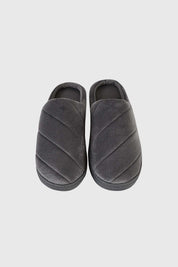 Pantufla Hombre Básica Gris