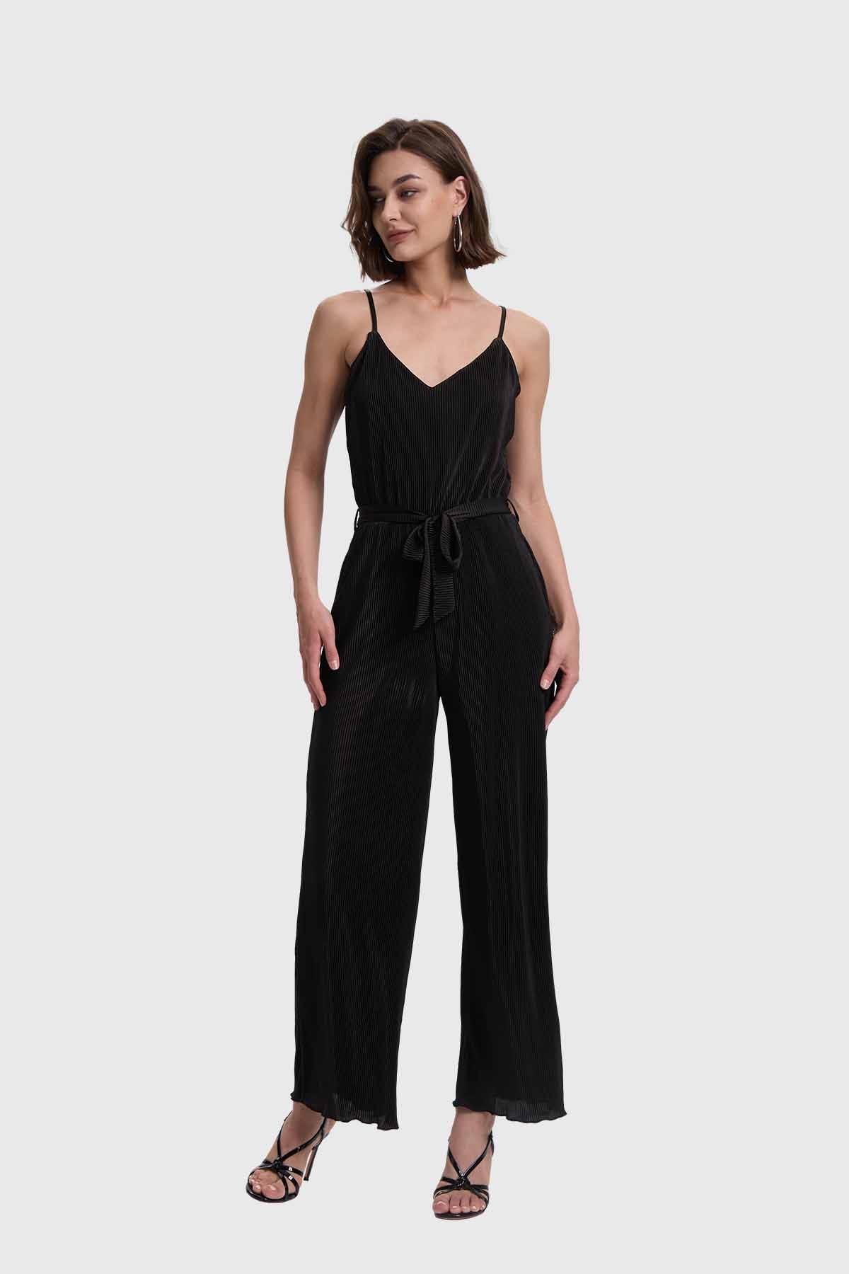 Enterito Mujer Largo Cuello Negro