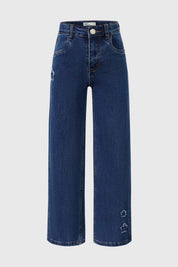 JEANS NIÑA ESTRELLA AZUL