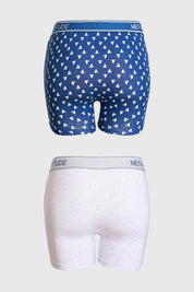 Boxer Hombre Bipack Gris