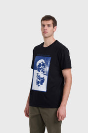 POLERA HOMBRE SKULL PRINT NEGRO