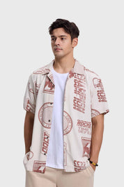 Camisa Hombre Beige