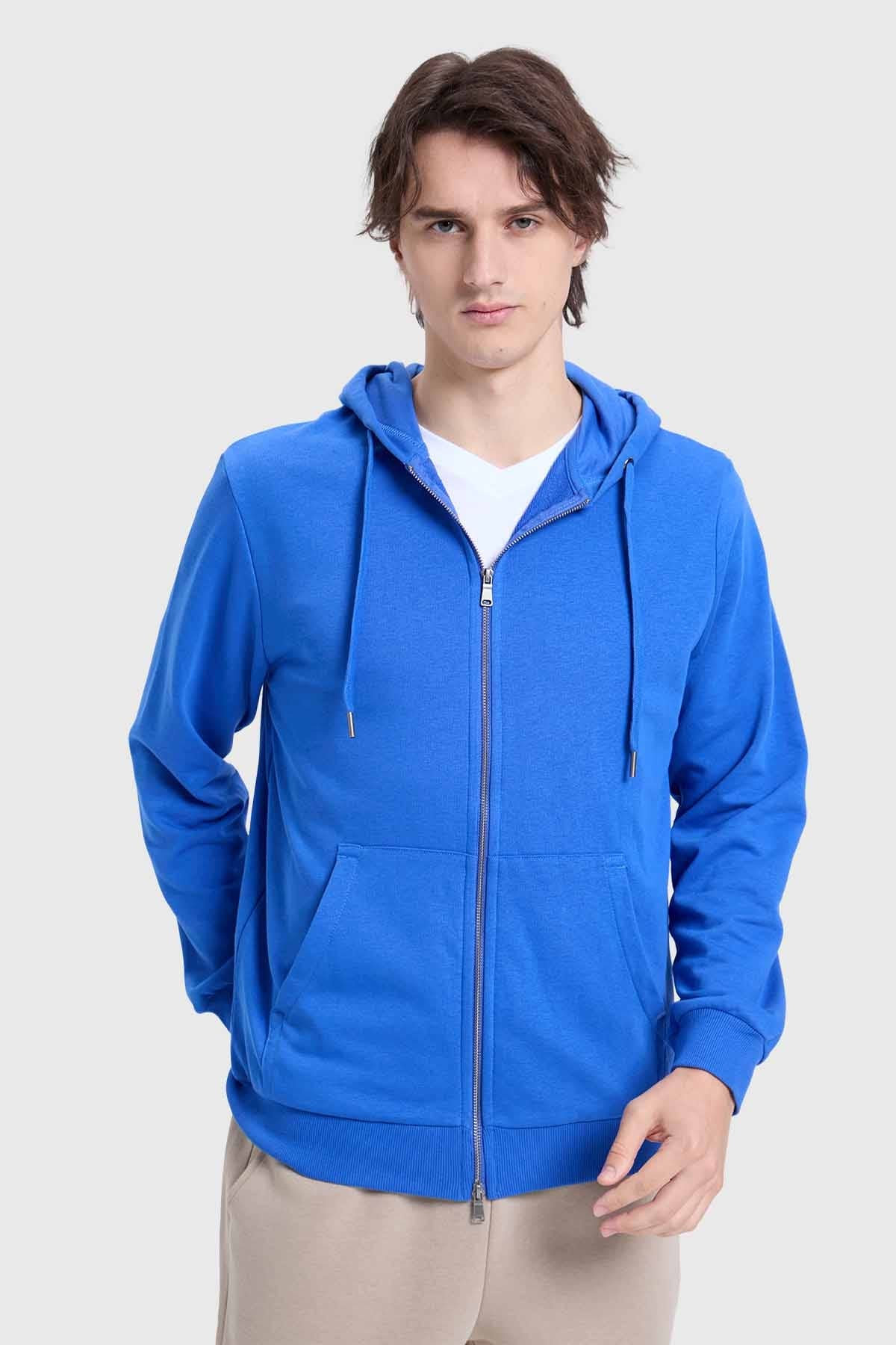 Polerón Hombre Básico Rider Azul