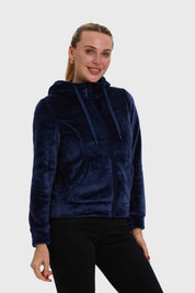Polar Mujer Entallado Azul