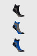 Calceta Deportiva Hombre Tripack Azul Iv