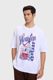 Polera Hombre Print Blanco