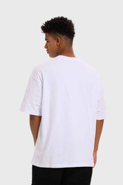 Polera Hombre Oversize Blanco