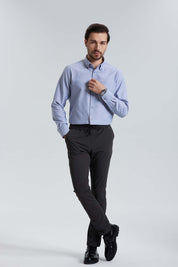 Camisa Oxford Gris