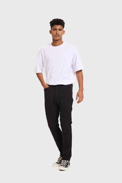 Pantalón Hombre Cargo Calce Recto Negro