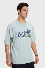 Polera Hombre Print Verde