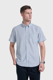 Camisa Hombre Casual Celeste