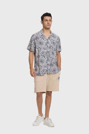 Camisa Hombre Guayaber Tropical Gris
