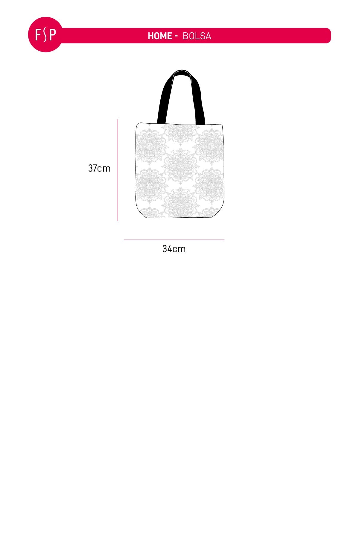 BOLSA PRINT ROJO