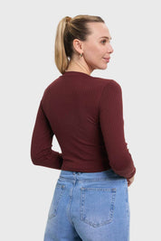 Polera Mujer Café