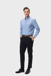 Pantalón Hombre Chino Cinturón Negro