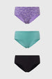 Calzón Mujer Tripack Pantaleta Lila