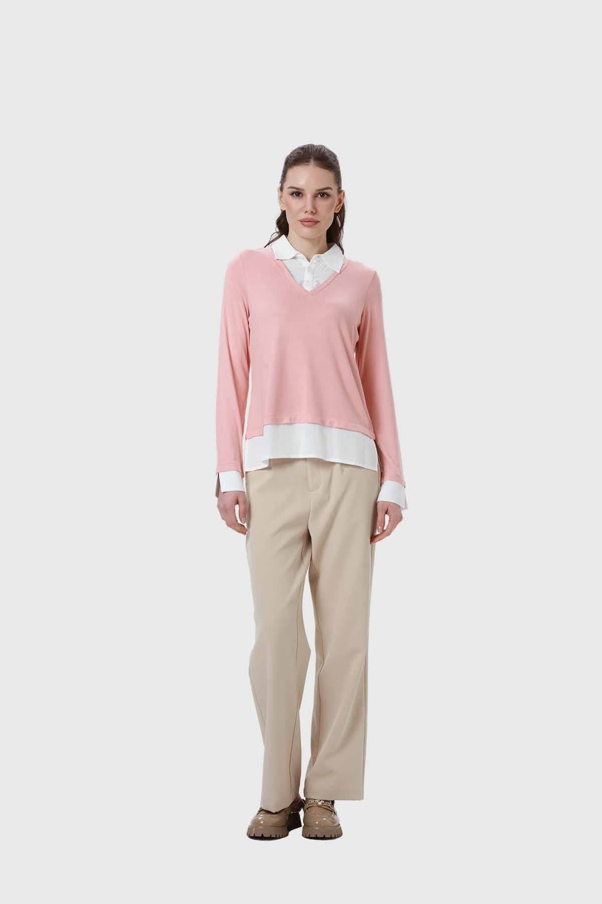 Sweater Mujer Blusa Rosado