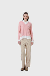 Sweater Mujer Blusa Rosado