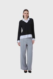 Sweater Mujer Blusa Negro