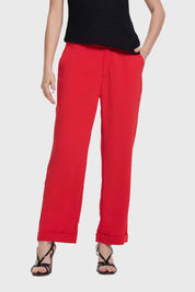 Pantalón Mujer Sastrero Rojo