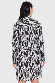 Blusa Camisera Long Fit Crudo