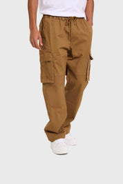 Pantalón Hombre Jogger Cargo Caqui