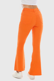 JEANS MUJER FLARE MONSE NARANJO